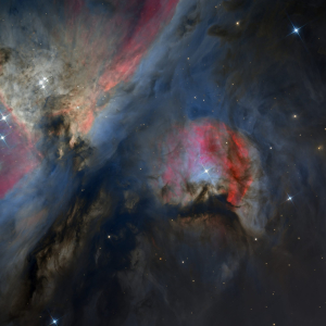 De Mairan's Nebula (M43), composite image created with JK15 telescope. Credit: Wolfgang Promper