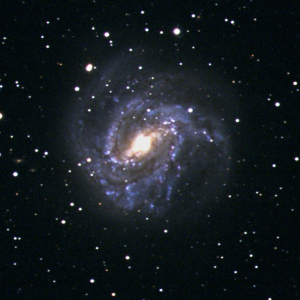 Southern Pinwheel Galaxy (M 83), false color RGB image (R, V, B), created with VYSOS 6 telescope. Credit: Universitätssternwarte Bochum